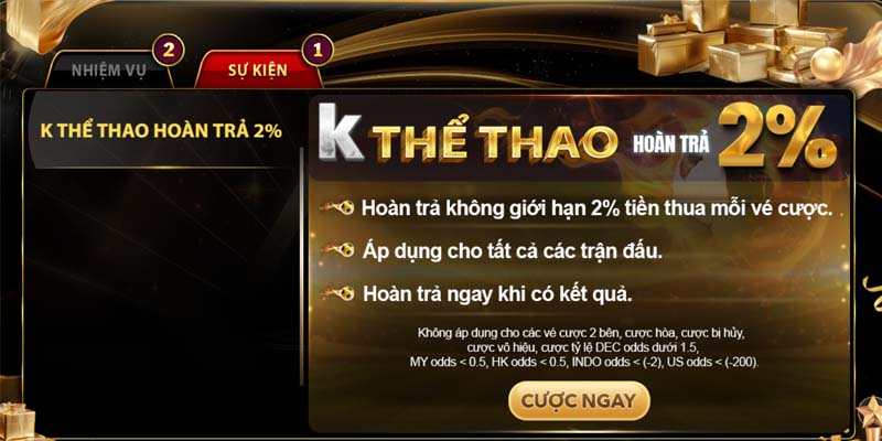 Điều khoản và điều kiện nhận khuyến mãi tại cổng game